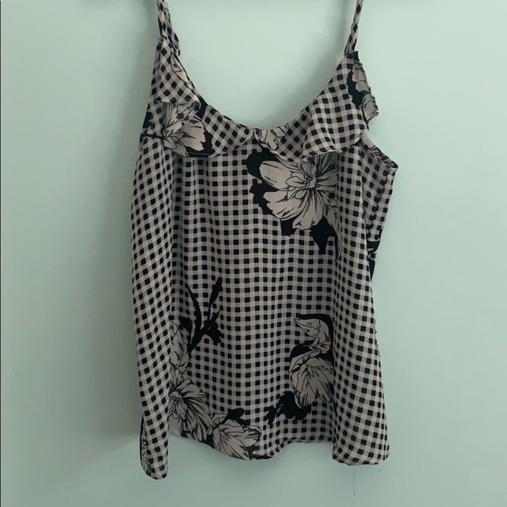 RUFFLE TANK BLOUSE